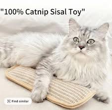 Katzenspielzeug aus Sisal mit Catnip und Beißkissen